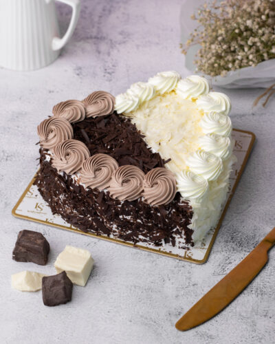 Double Delight with Heart Shape